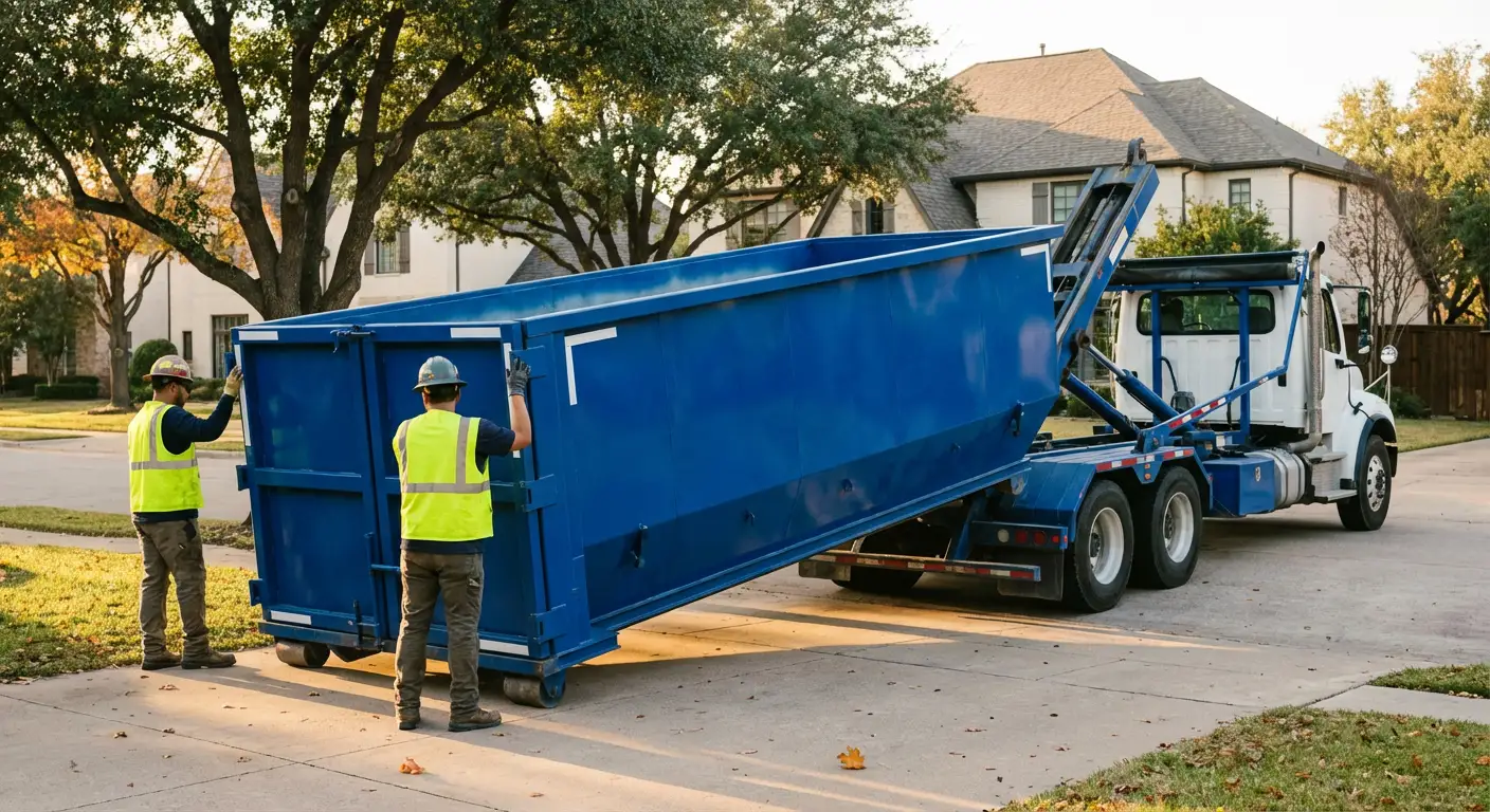 Roll-off dumpster rental service in Burbank