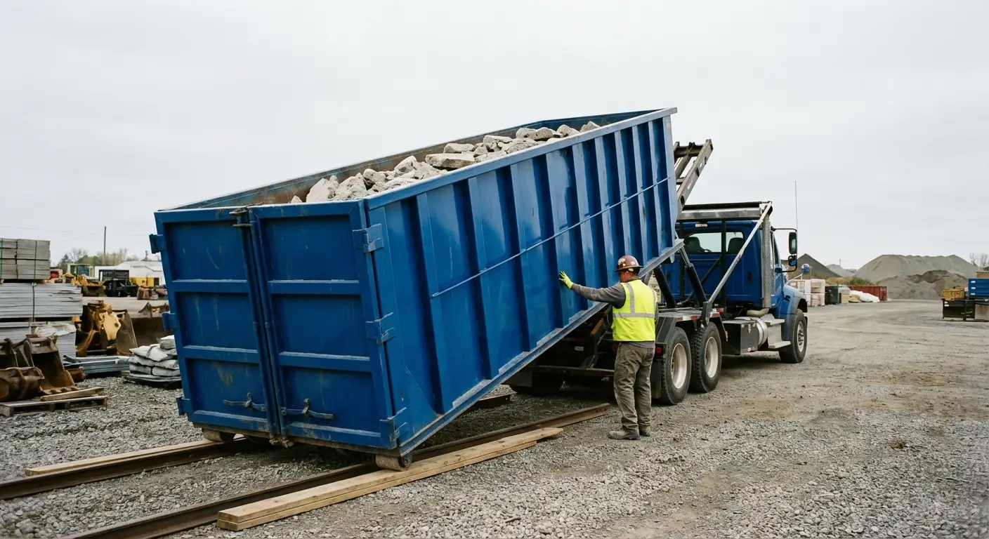 Heavy duty concrete dumpster specifications in Burbank, CA