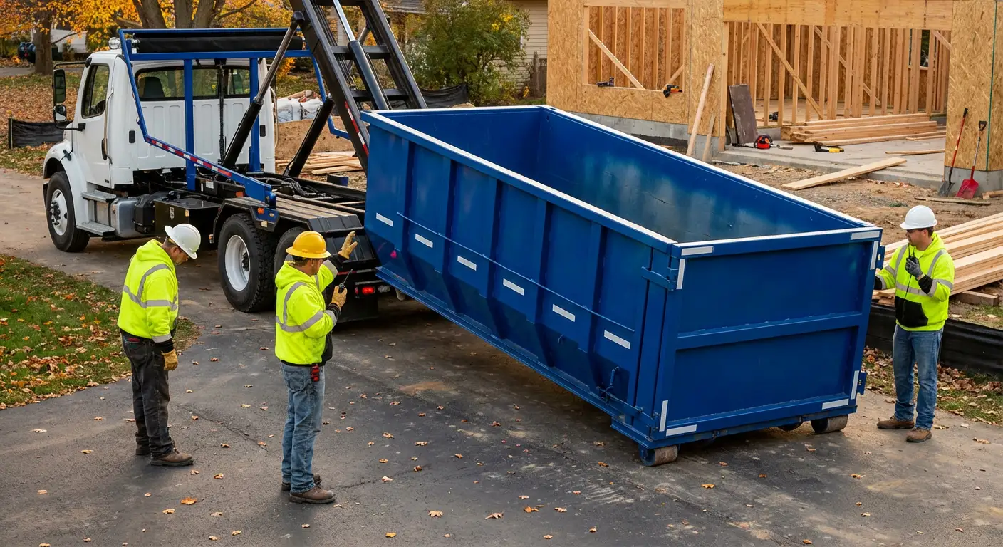 Construction dumpster delivery and waste management in Burbank, CA