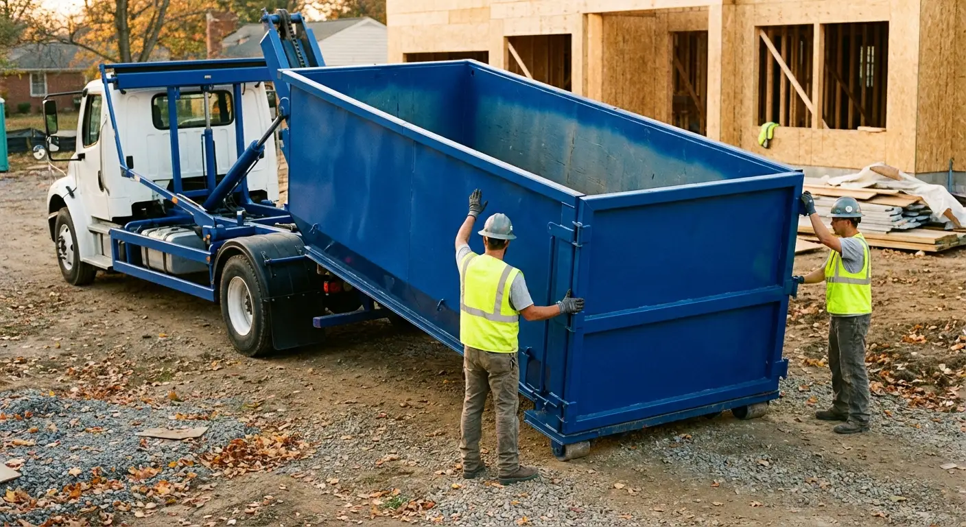 Construction dumpster delivery and waste management in Burbank, CA